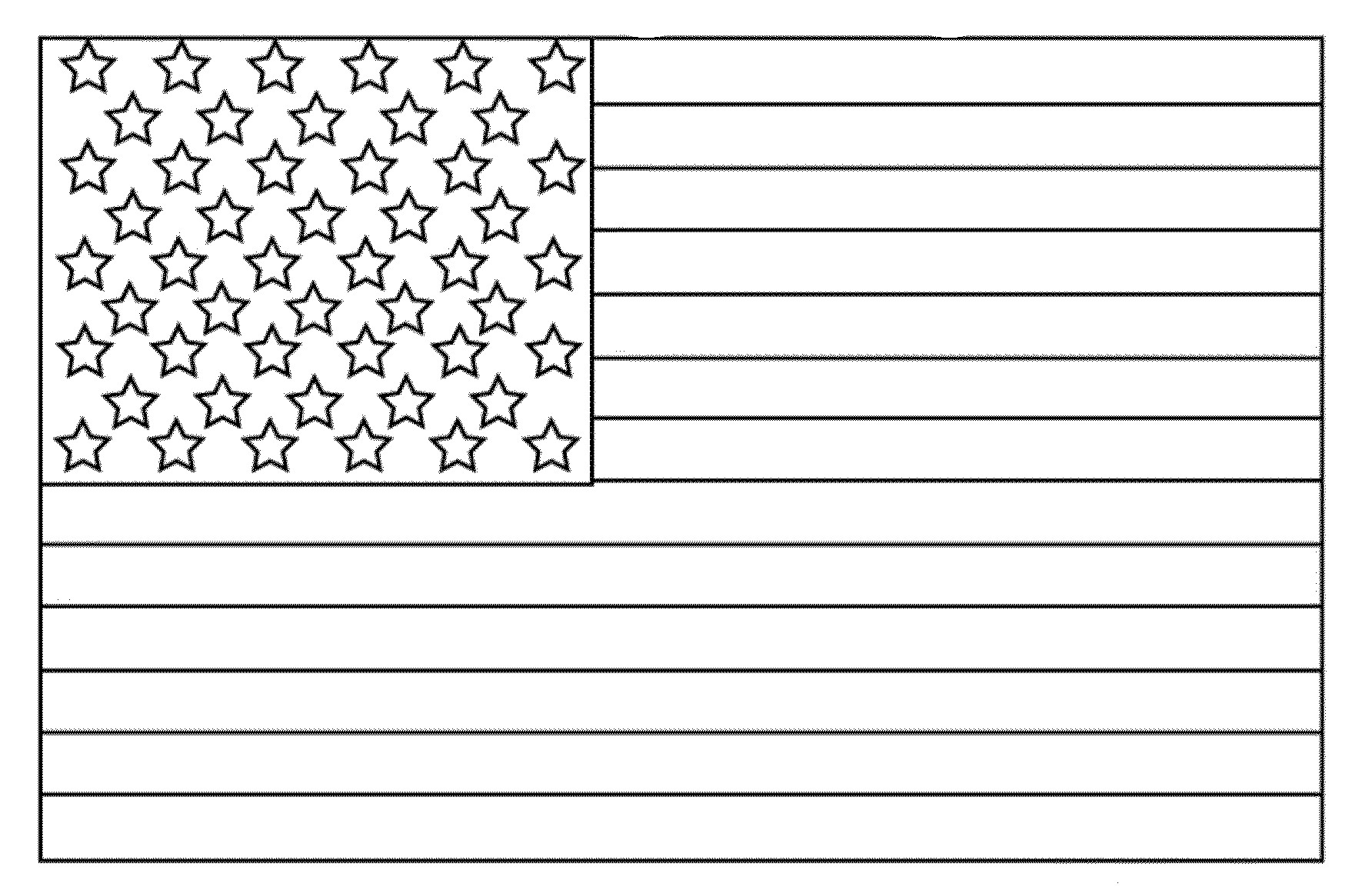 American Flag Coloring Pages
 American Flag Coloring Page for the Love of the Country