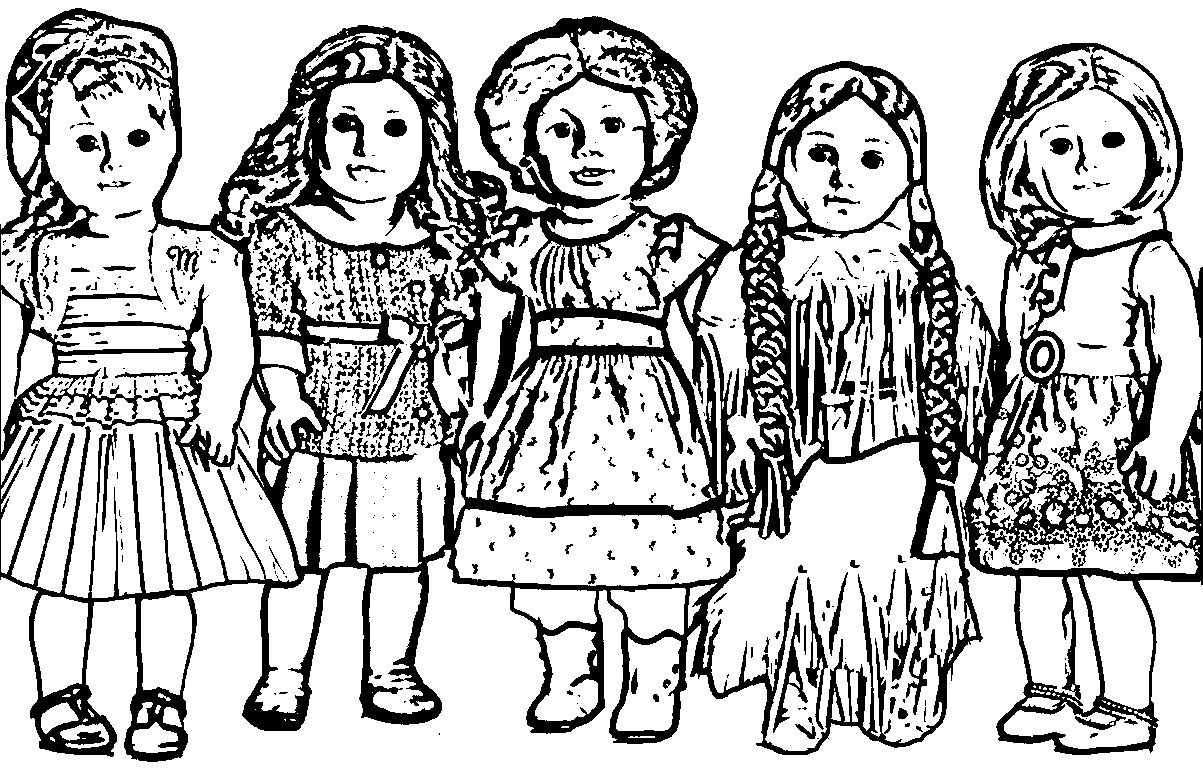 American Girl Doll Coloring Pages
 American Girl Doll Coloring Pages