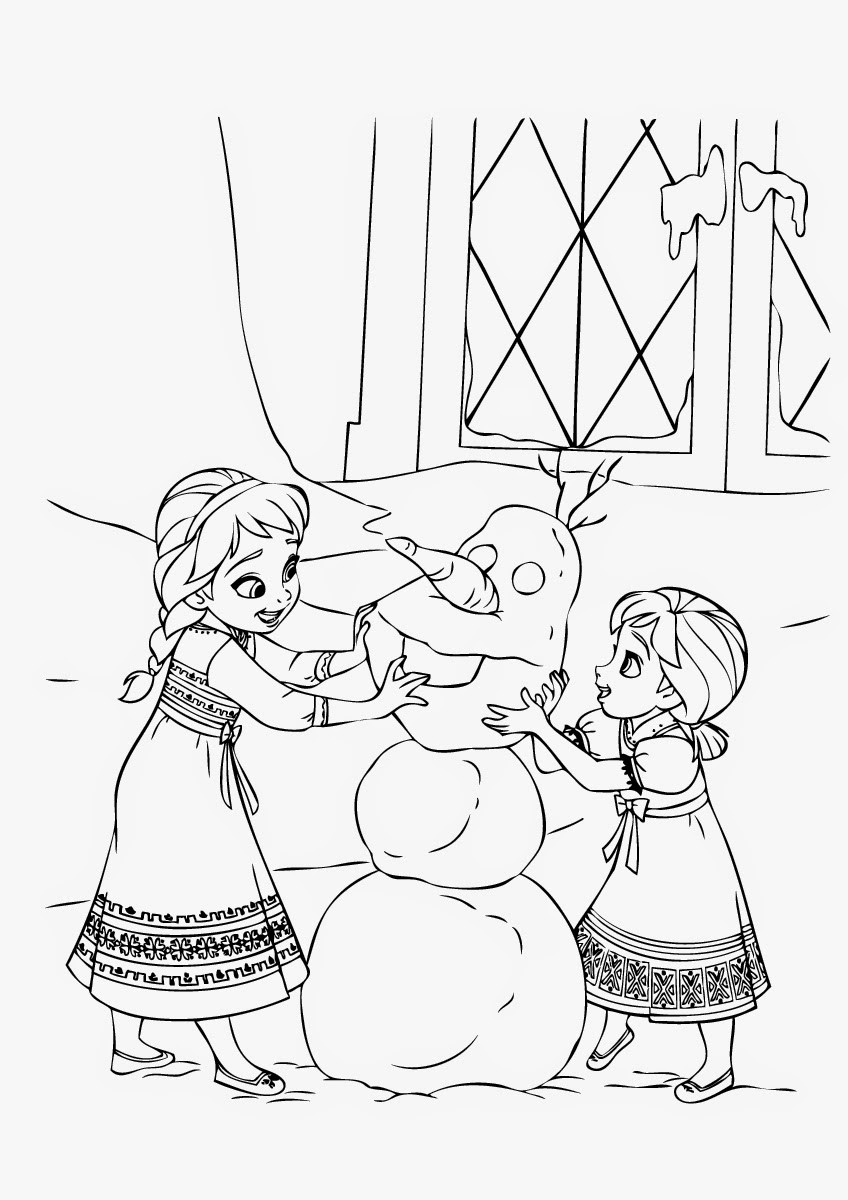 Ana And Elsa Coloring Pages
 4 Beautiful Elsa Coloring Pages to Print Instant Knowledge