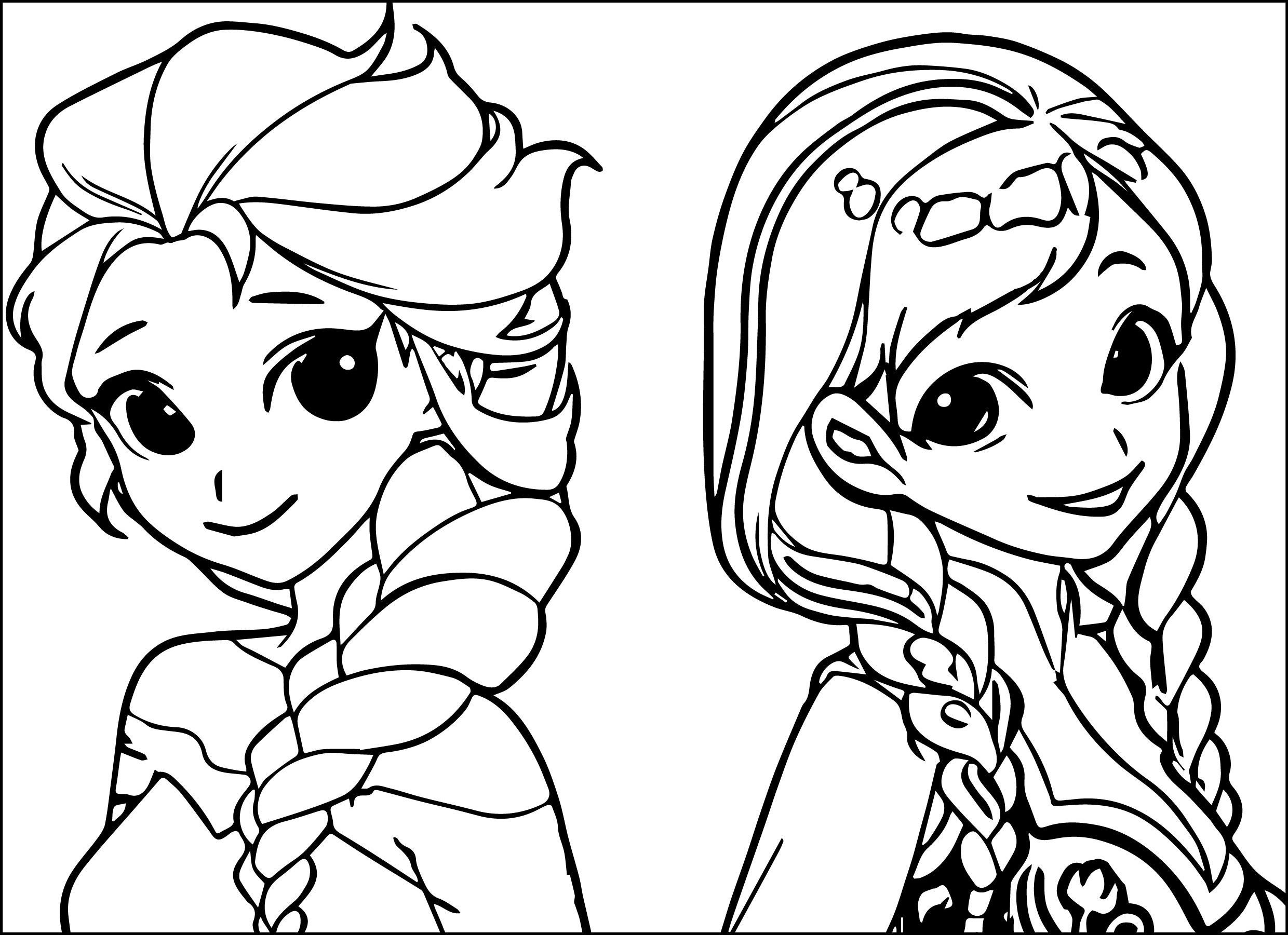 Ana And Elsa Coloring Pages
 Anna Coloring Pages coloringsuite