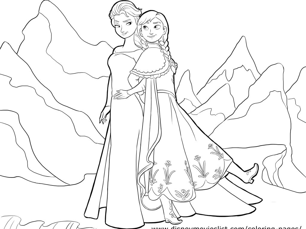 Ana And Elsa Coloring Pages
 coloring pages anna and elsa