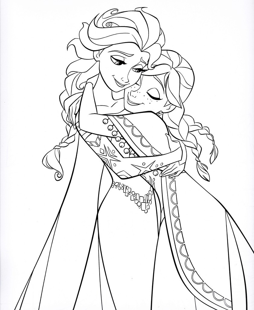 Ana And Elsa Coloring Pages
 coloring pages anna and elsa