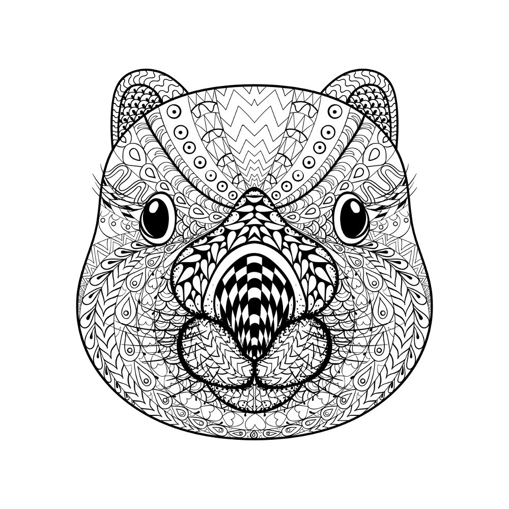 Animal Adult Coloring Pages
 Animal Coloring Pages for Adults Best Coloring Pages For