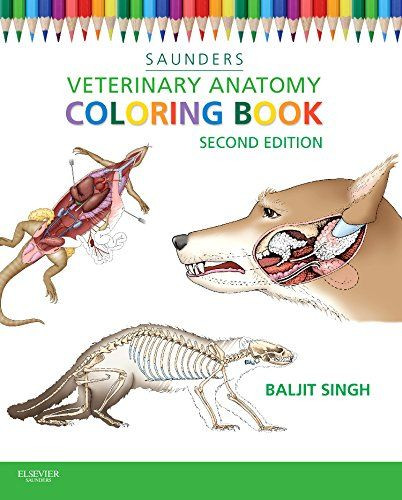 Animal Anatomy Coloring Book
 Veterinary Anatomy Coloring Book 2e by SAUNDERS