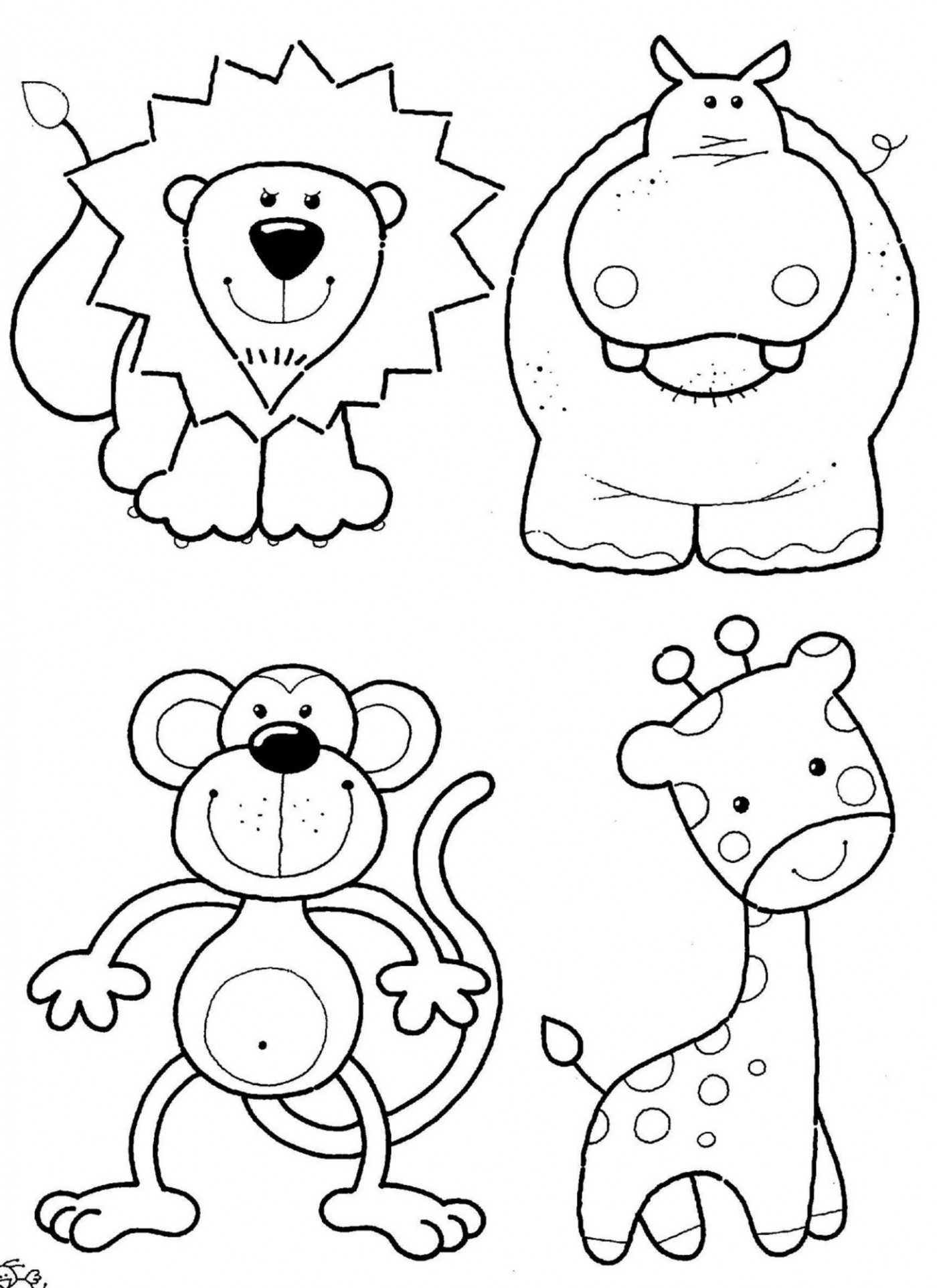 Animal Coloring Book For Kids
 Animal Coloring Pages 14