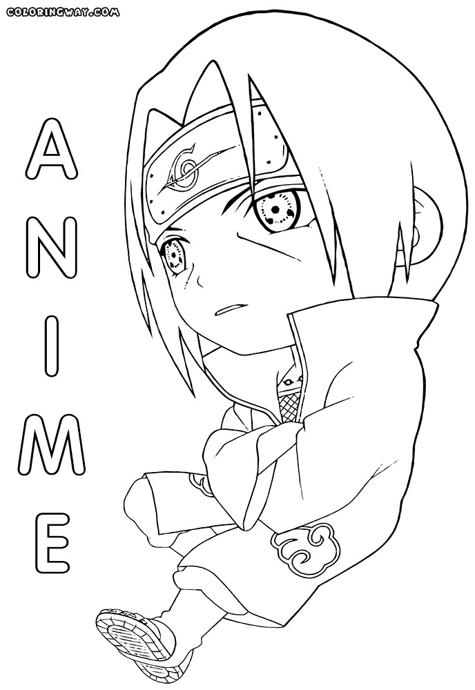 Anime Boy Coloring Pages
 Anime boy coloring pages