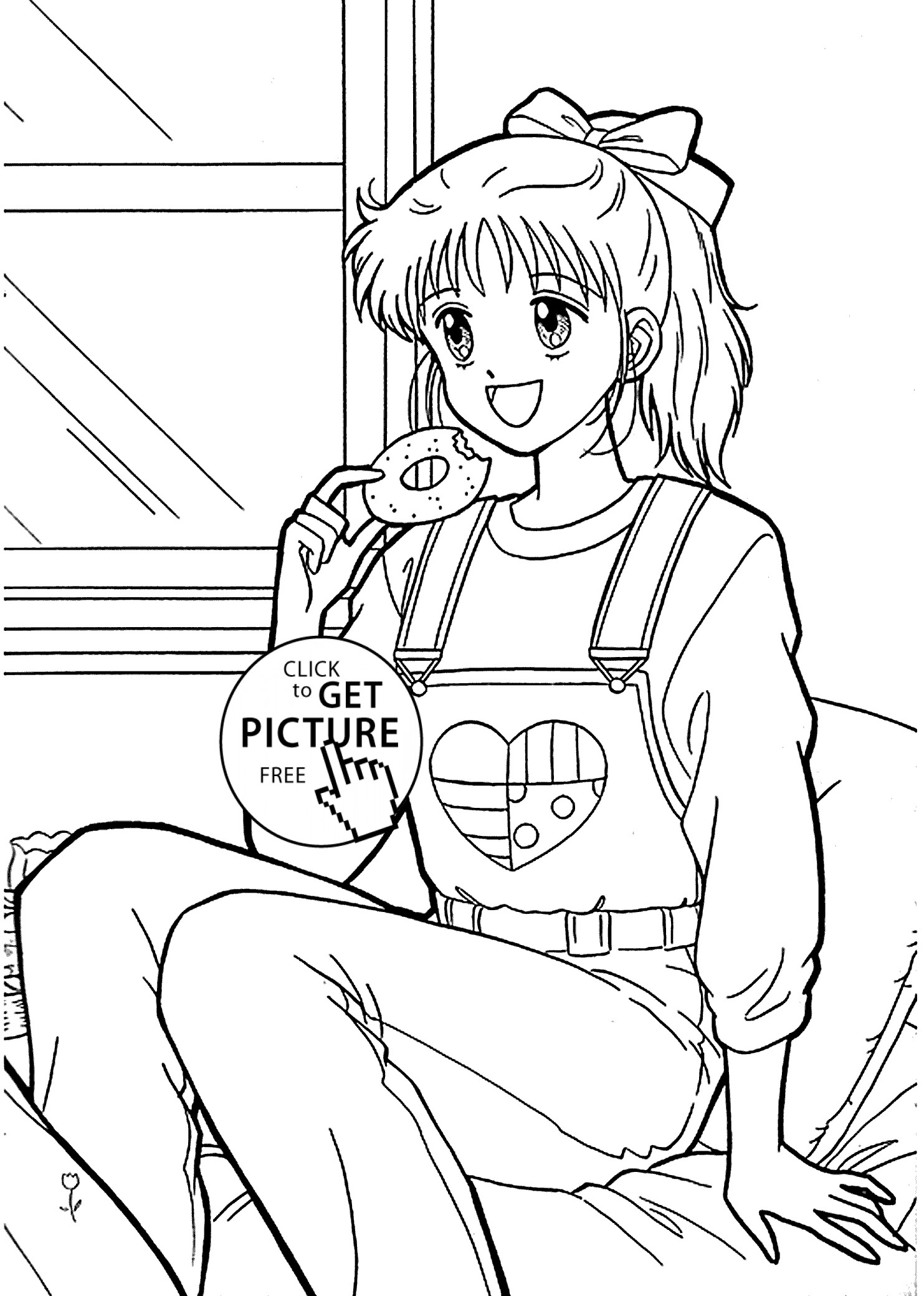 Anime Boy Coloring Pages
 Miki from Marmalade boy coloring pages for kids printable