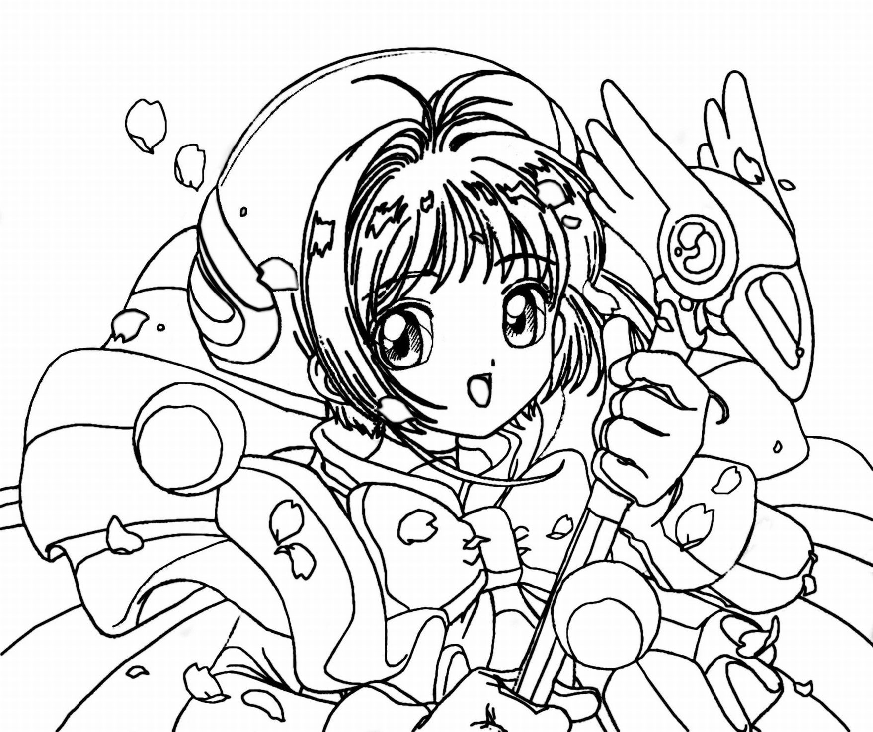 Anime Coloring Book Pages
 Anime Coloring Pages for Adults Bestofcoloring
