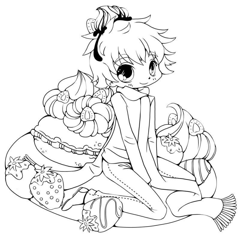 Anime Coloring Pages For Girls
 Anime Coloring Pages Best Coloring Pages For Kids