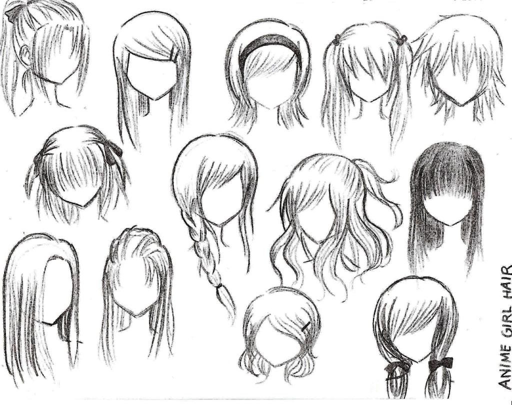 Anime Girl Hairstyle
 Easiest Hairstyle Anime Hairstyles