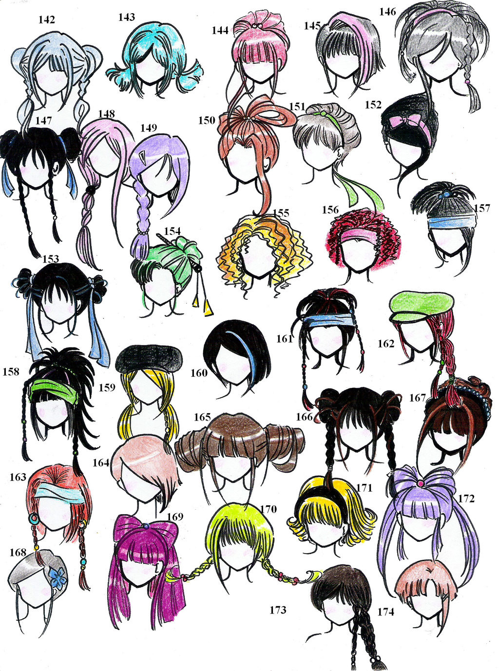 Anime Girl Hairstyle
 Back to School Hair Styles Are You Ready Hairstyle Blog