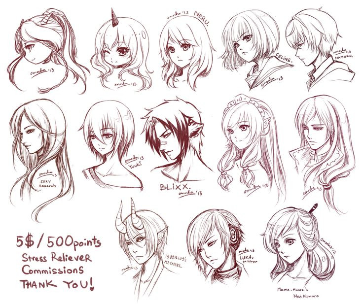 Best ideas about Anime Hairstyles Female
. Save or Pin Drawn anime hair Pencil and in color drawn anime hair Now.