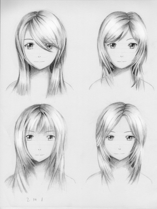 Best ideas about Anime Hairstyles Female
. Save or Pin Female hairstyle practice 3 by ShenGoDo on DeviantArt Now.