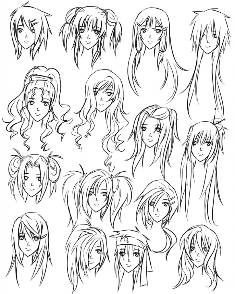 Best ideas about Anime Hairstyles Female
. Save or Pin Draw Anime Girl Hair Girl Anime Hair Now.