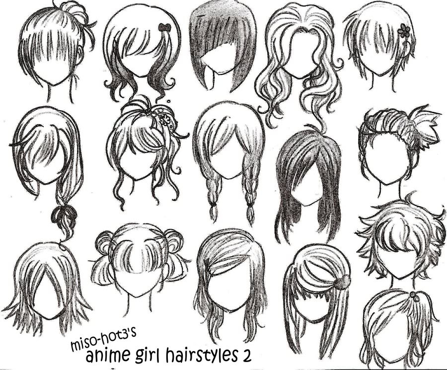 Anime Hairstyles For Girls
 Anime Girl Hairstyles Miso