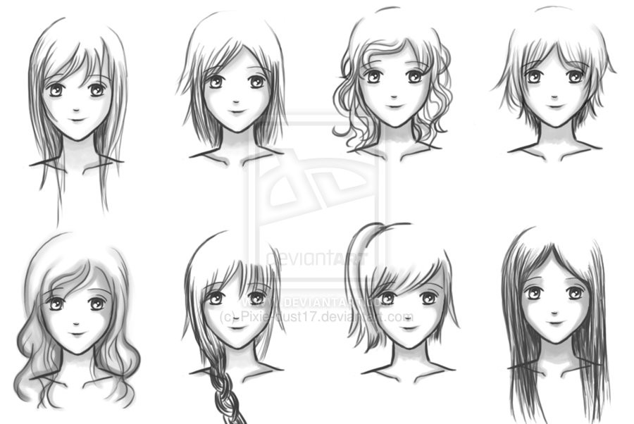 Anime Hairstyles Girl
 Anime Girl Hairstyles Pixie Dust