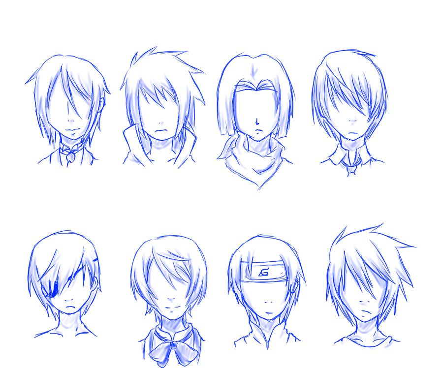 Anime Hairstyles Male
 Basic hairstyles for Manga Male Hairstyles must see Anime