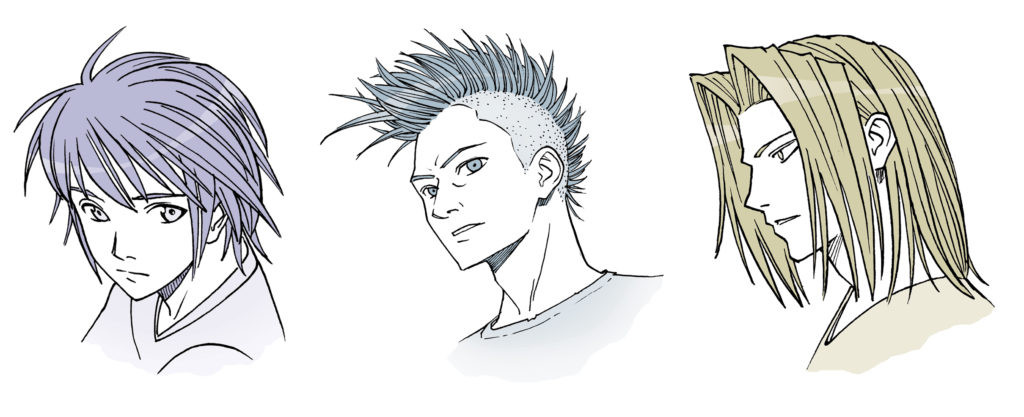 Anime Hairstyles Male
 Drawing Anime Hair for Male and Female Characters IMPACT