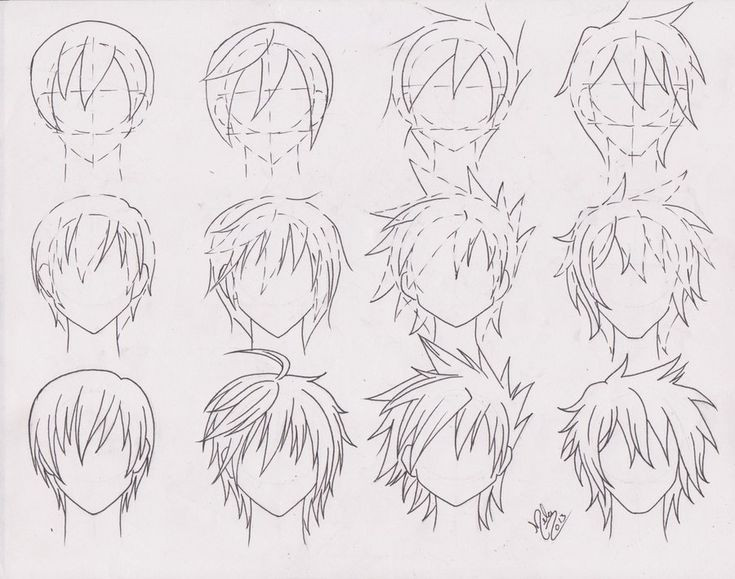 Anime Hairstyles Male
 Cool Anime Boy Hairstyles