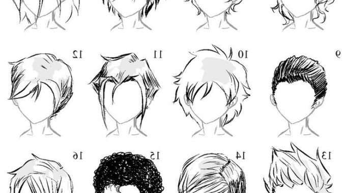 Anime Male Hairstyles
 Cool Anime Male Hairstyles