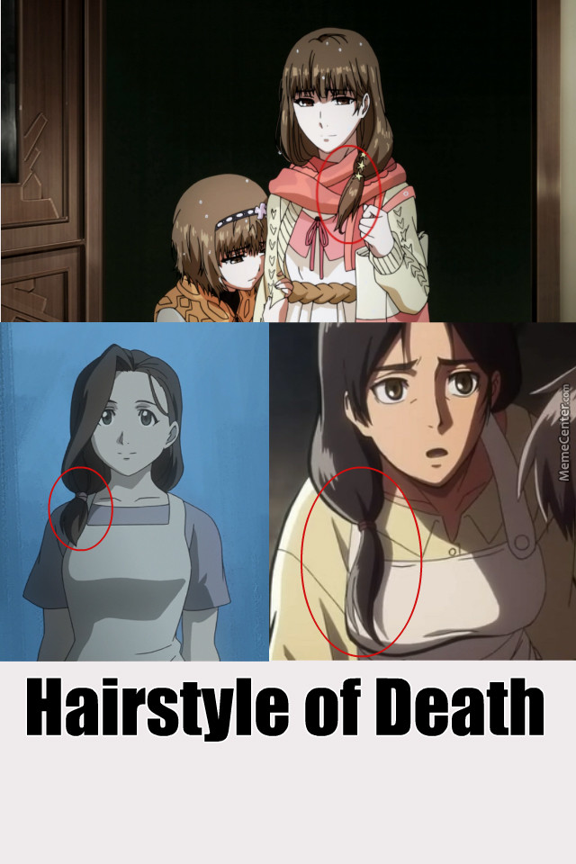 Anime Mother Hairstyle Of Death
 Hairstyle Death Tokyo Ghoul Full Metal Alchemist