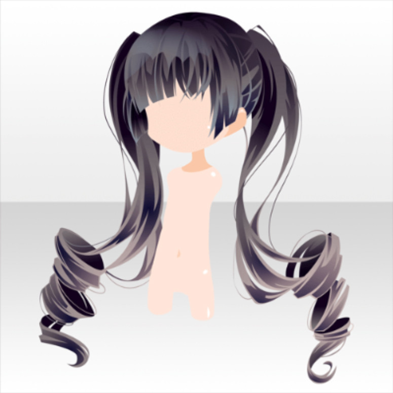 Anime Twintails Hairstyle
 Image Hairstyle Toxic Curly Twin Tails Hair ver A
