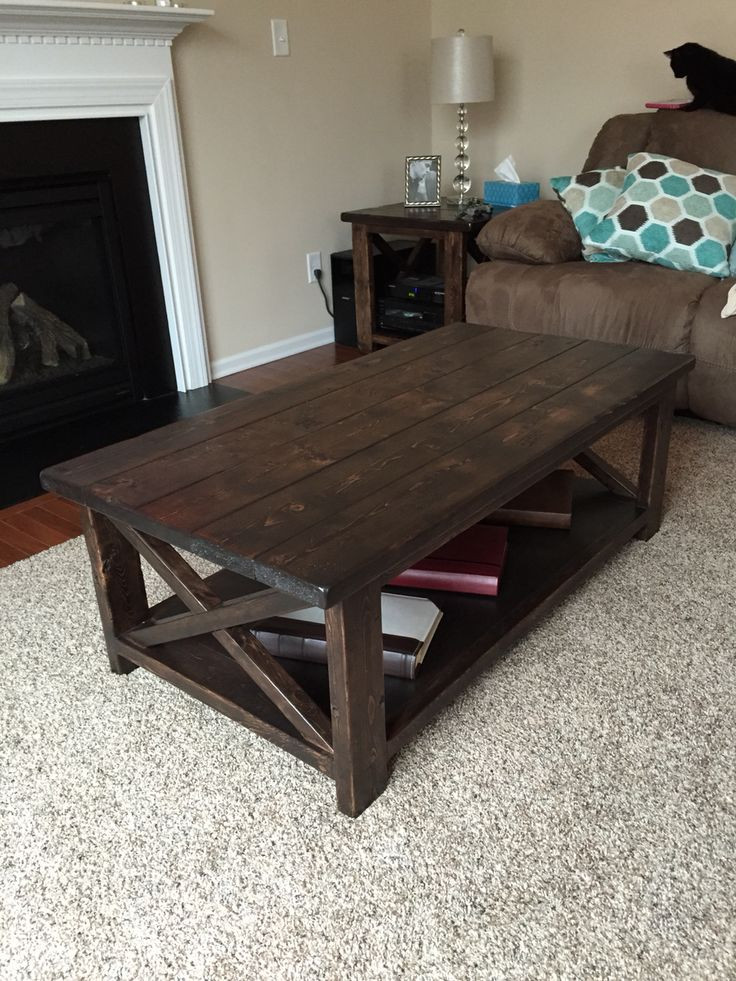 Best ideas about Anna White Coffee Table
. Save or Pin Rustic X coffee table built from Ana White plans Now.