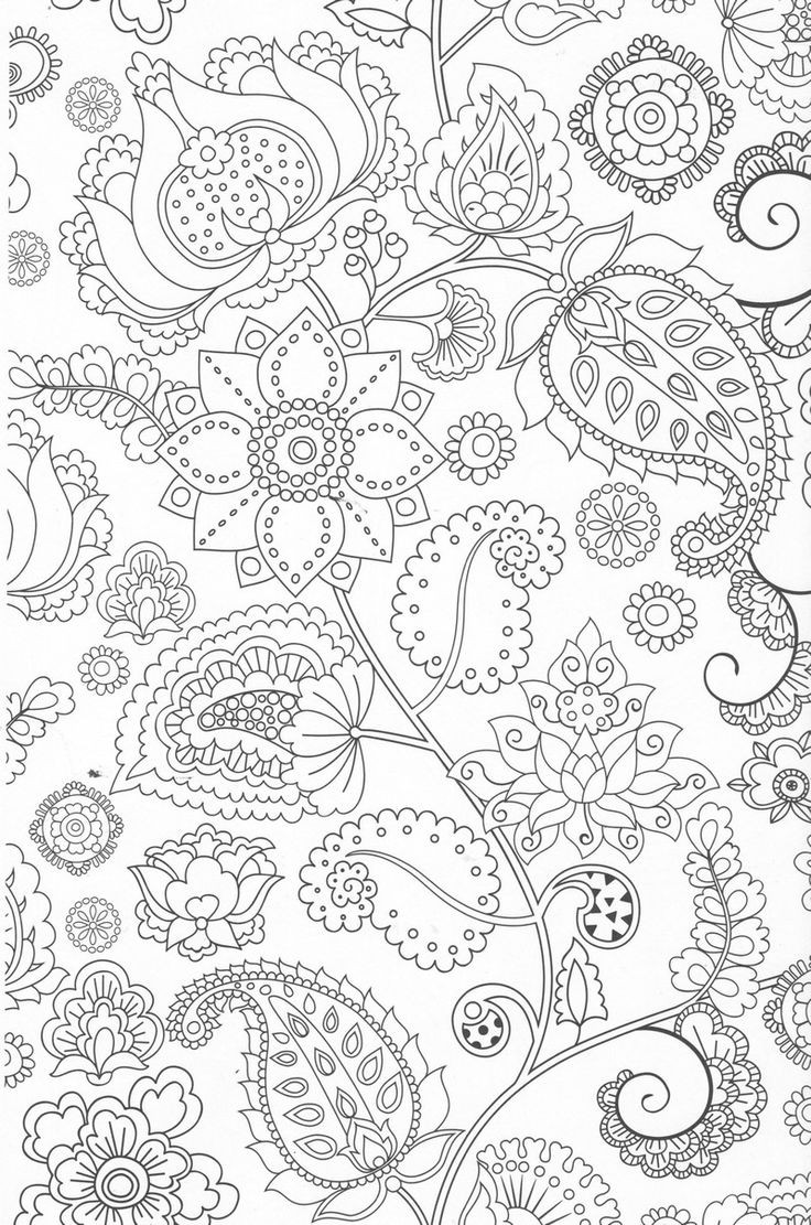 Anti Anxiety Coloring Book
 coloriage extrait du livre "100 coloriages anti stress