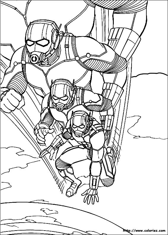 Antman Coloring Pages
 Ant Man Superheroes – Printable coloring pages