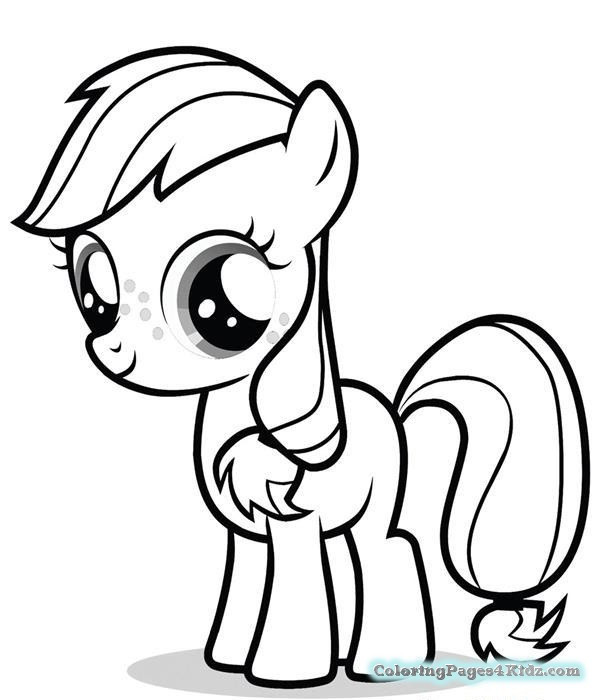 Applejack Coloring Pages
 Applejack My Little Pony Coloring Pages