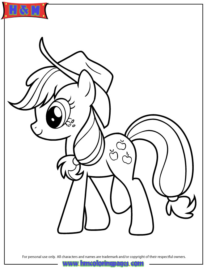 Applejack Coloring Pages
 My Little Pony Equestria Girls Applejack Coloring Pages