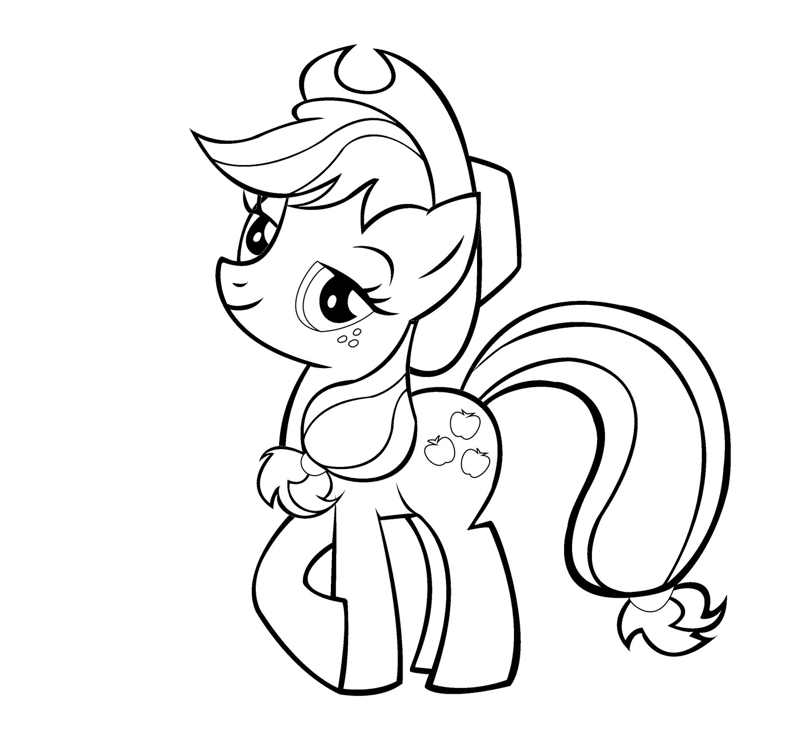 Applejack Coloring Pages
 Applejack Coloring Page Top 25 Free Printable My Little