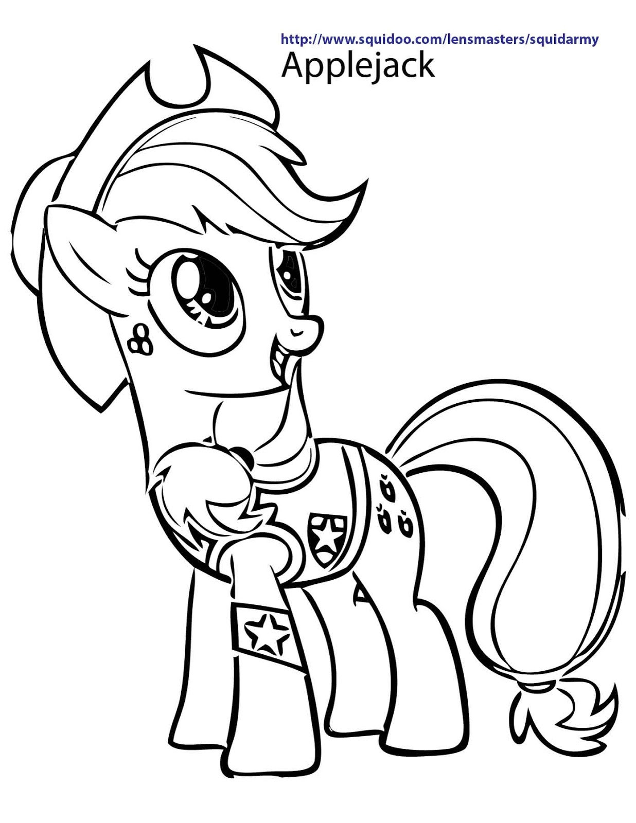 Applejack Coloring Pages
 my little pony coloring pages applejack