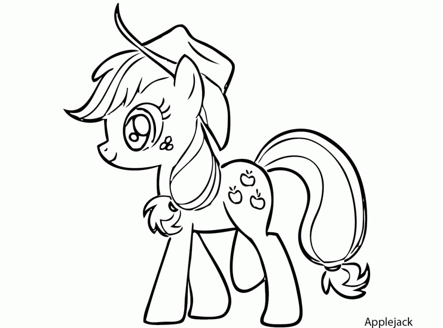 Applejack Coloring Pages
 Applejack My Little Pony Coloring Pages Coloring Home