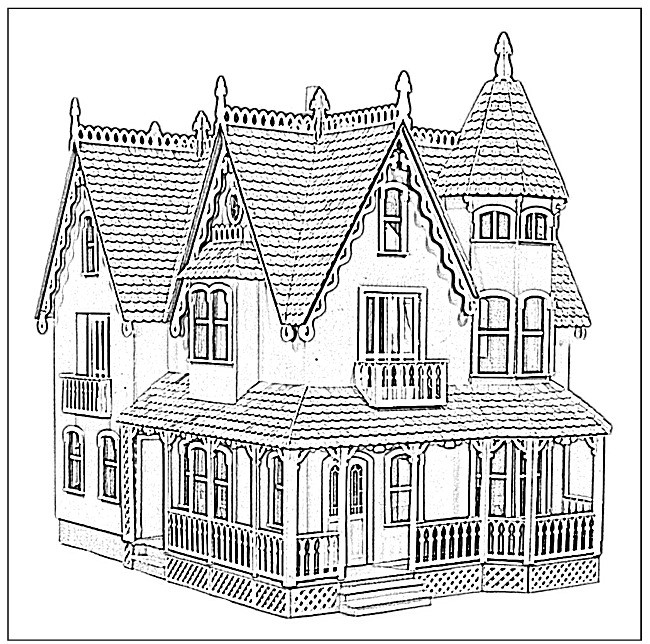 Architecture Coloring Book
 House 78 Buildings and Architecture – Printable
