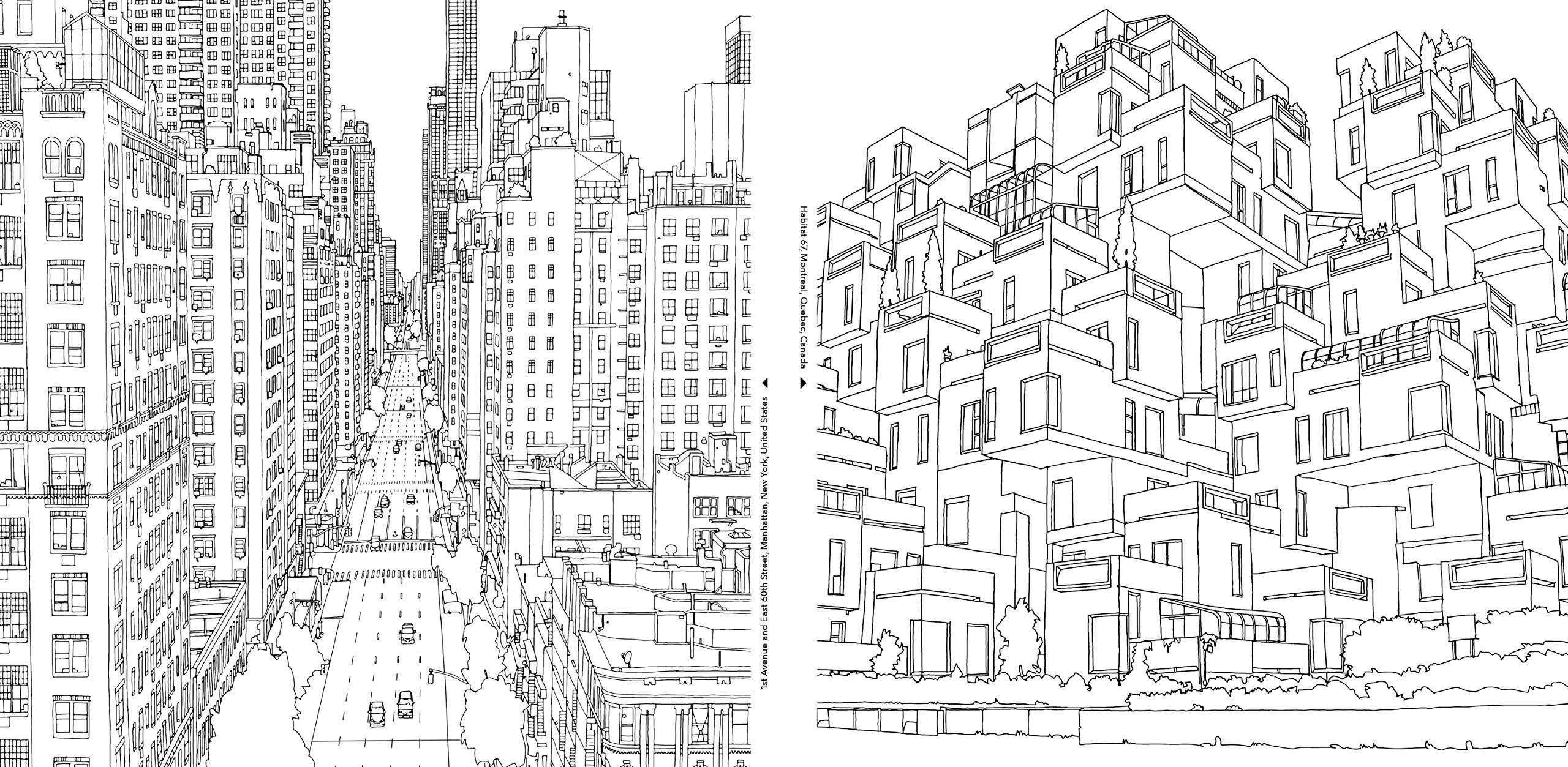 Architecture Coloring Book
 An Extremely Detailed Coloring Book for Architecture