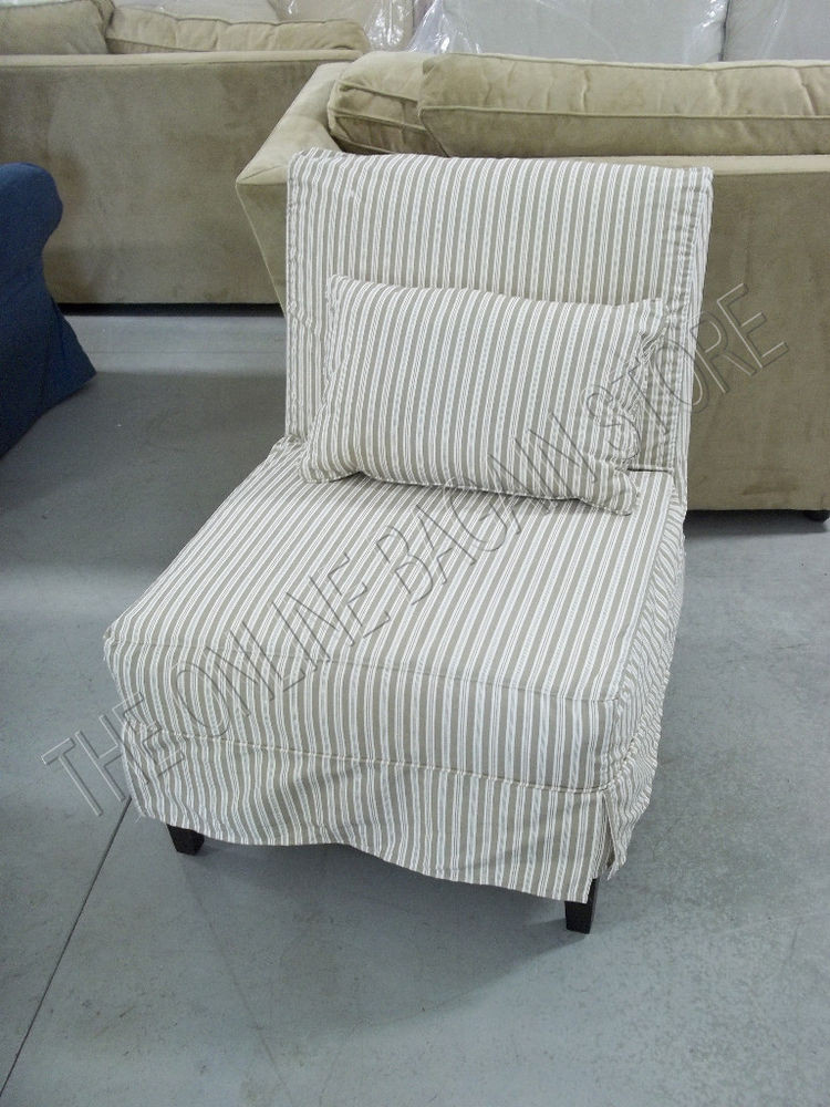 Best ideas about Armless Chair Slipcover
. Save or Pin Pottery Barn Brooks armless Slipcovered Sofa Accent Chair Now.