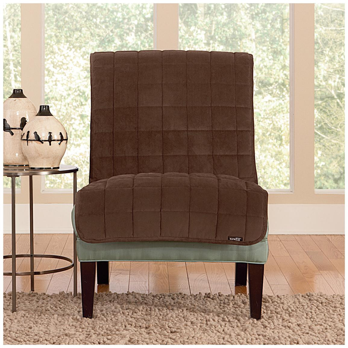 Best ideas about Armless Chair Slipcover
. Save or Pin Sure Fit Quilted Velvet Furniture Friend Armless Chair Now.