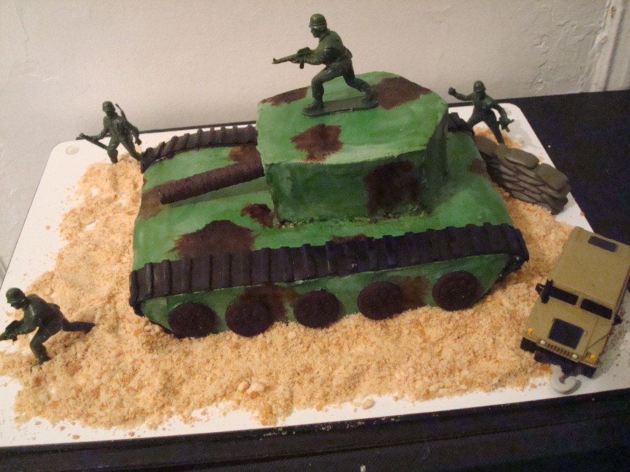 Army Birthday Cake
 Army Tank Cake CakeCentral