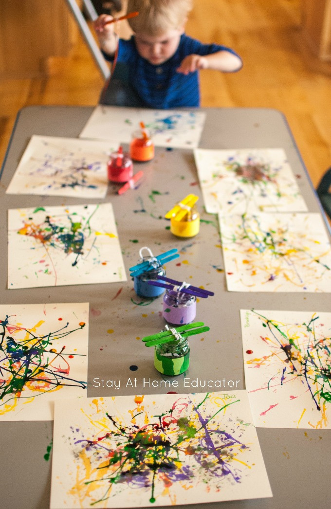 Best ideas about Art And Craft Activities For Toddlers
. Save or Pin Painting with Yarn Process Art Activity for Toddlers Now.