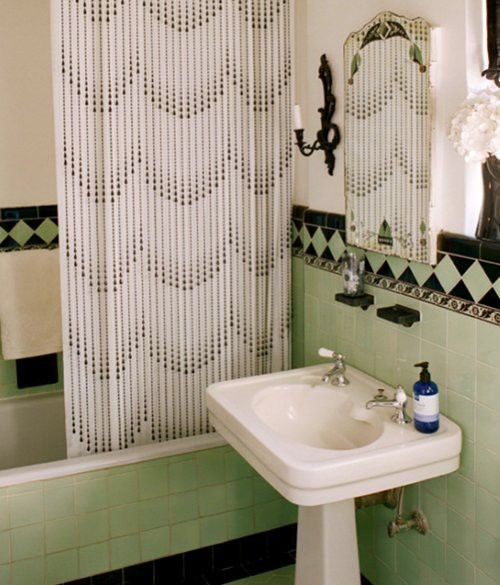 Best ideas about Art Deco Bathroom
. Save or Pin 36 art deco green bathroom tiles ideas and pictures Now.