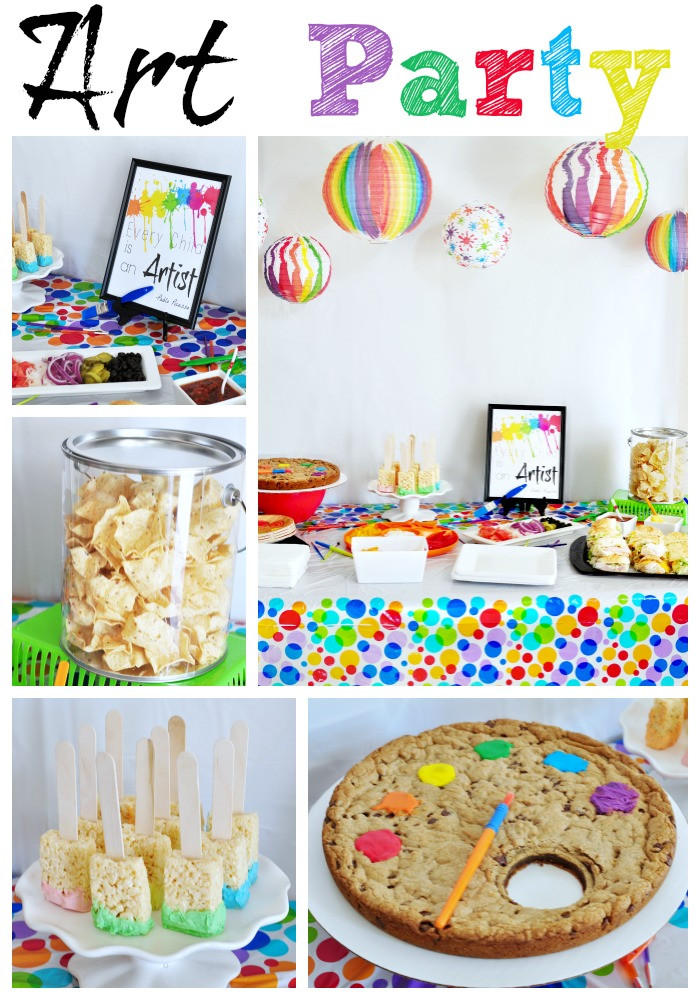 Best ideas about Art Party Ideas For Adults
. Save or Pin Colorful Art Party Eclectic Momsense Now.