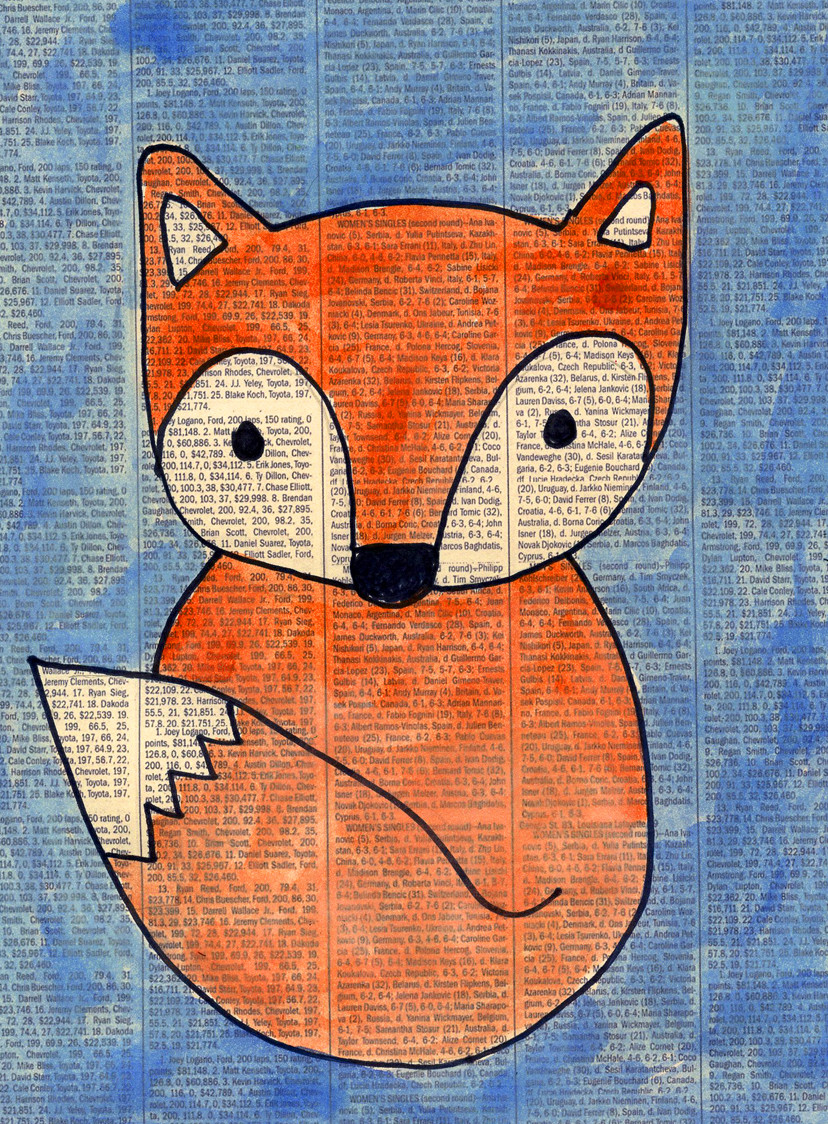 Best ideas about Art Project For Kids
. Save or Pin Fox Painting on Newspaper · Art Projects for Kids Now.