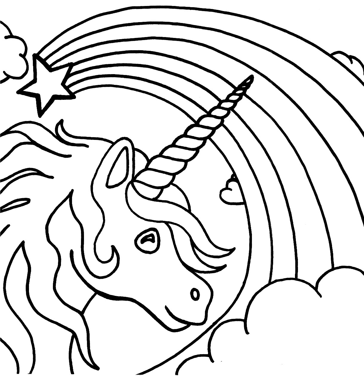 Artistic Coloring Sheets For Kids
 Unicorn To Color And Print The Art Jinni