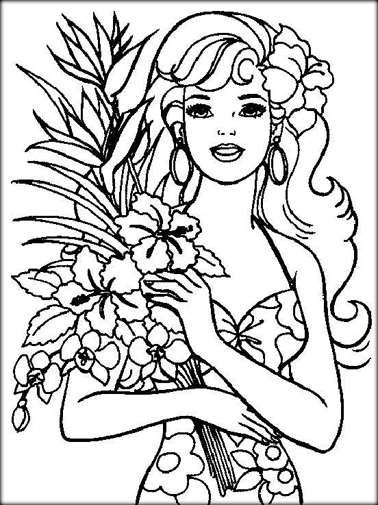 Atlanta Coloring Sheets For Girls
 Printable Cute Coloring Pages For Girls Color Zini