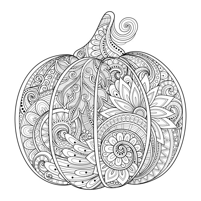 Autumn Coloring Pages For Adults
 12 Fall Coloring Pages for Adults Free Printables