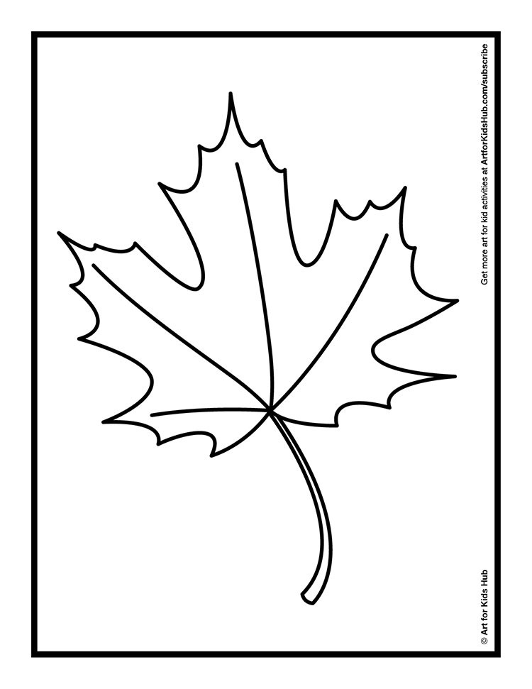 Autumn Leaves Coloring Pages
 Coloring An Autumn Leaf With Oil Pastels Art For Kids Hub