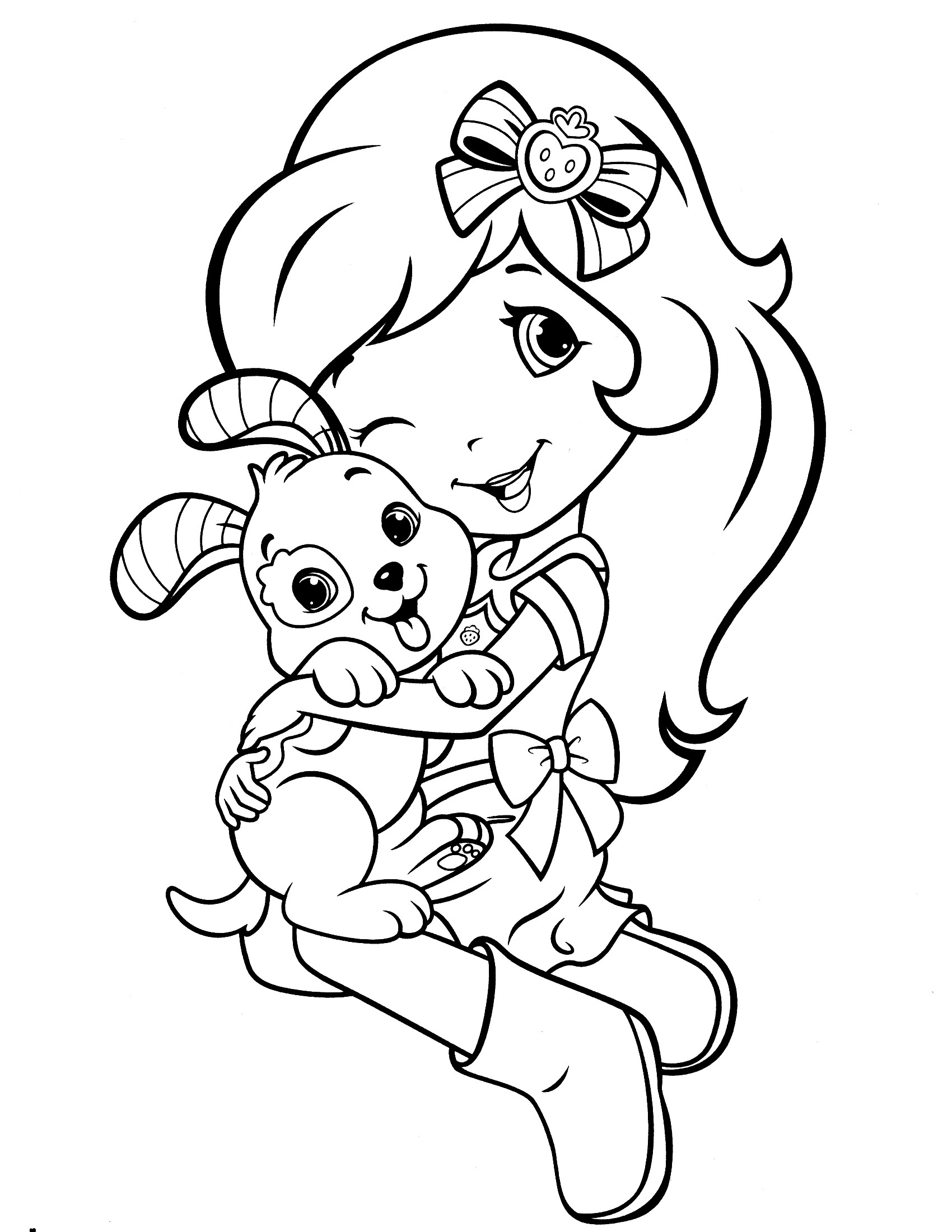 Awesome Coloring Pages For Kids
 Strawberry Shortcake Coloring Pages Cool coloring pages