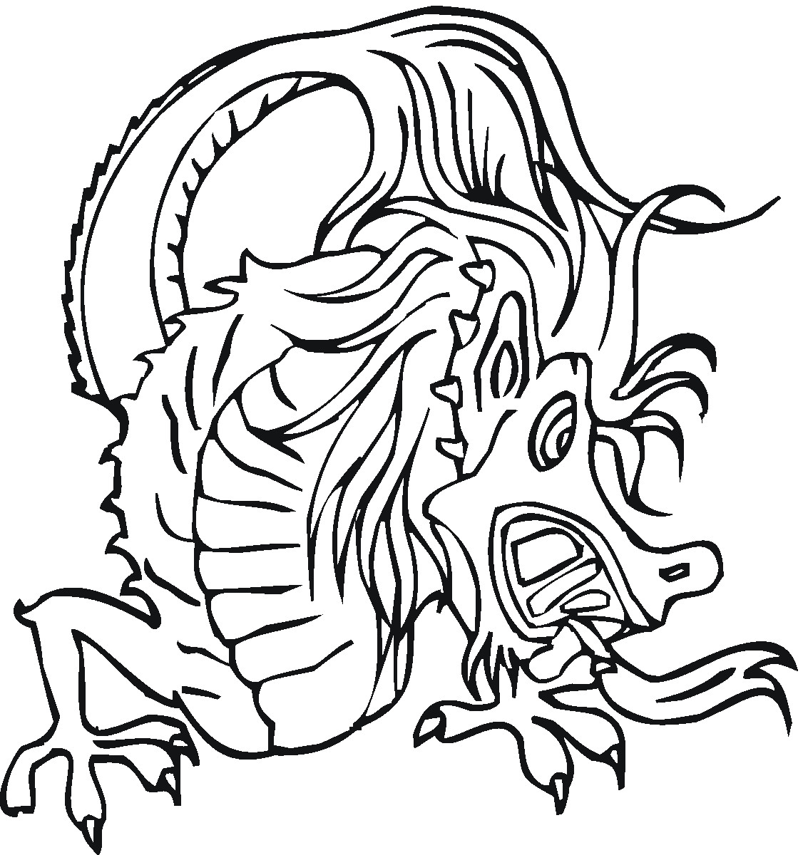 Awesome Coloring Pages
 Dragon Coloring Pages