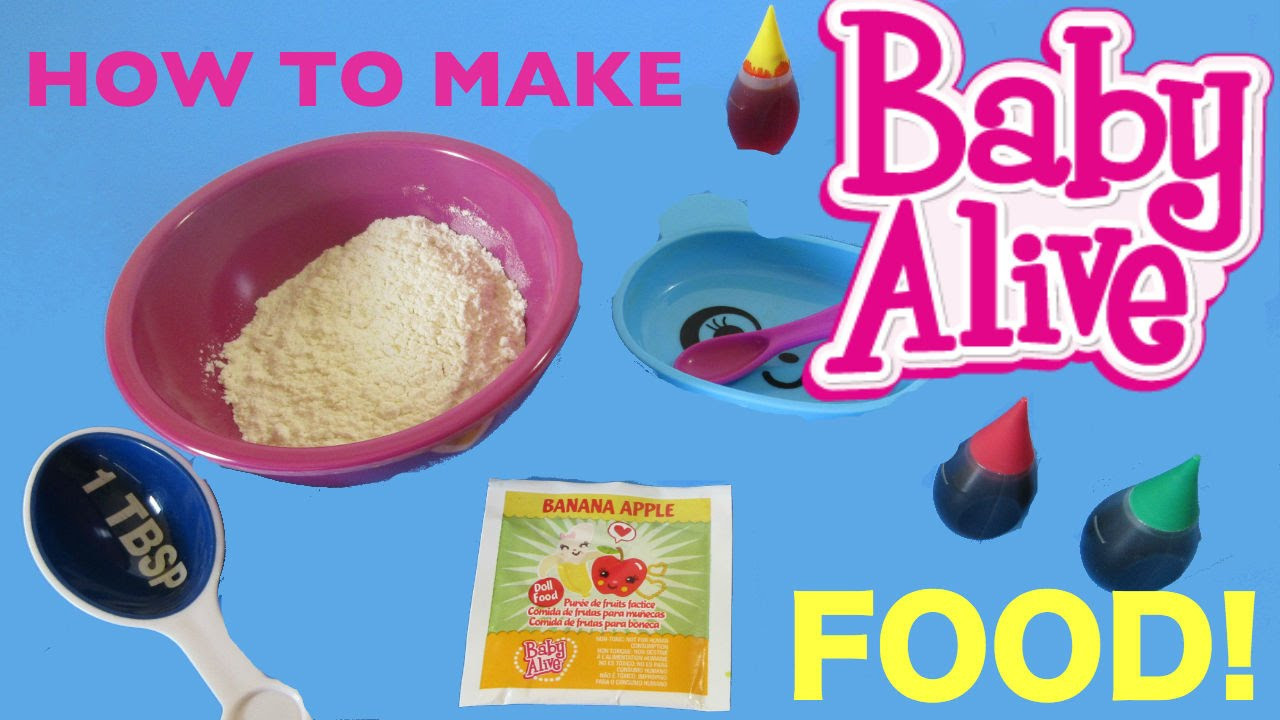 Baby Alive Food DIY
 Baby Alive Food Packages thekindproject